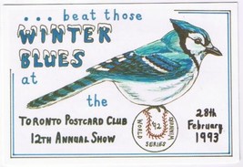 Ontario Postcard Toronto Postcard Club Winter Blues 1993 - $2.04