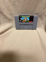 Super Nintendo SNES Wario's Woods Video Game Toad Mushroom 1994 Cartridge Only - $24.75