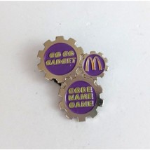 Vintage Go Go Gadget Code Name Game McDonald&#39;s Employee Lapel Hat Pin - £11.61 GBP