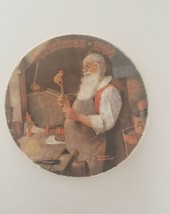 Norman Rockwell Christmas 1984 Collectors Plate &quot;Santa in His Workshop&quot; Knowles - £7.78 GBP