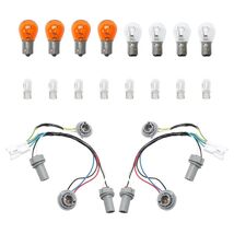 2 Packs Tail Light Lamp Wiring Harness Socket Holder &amp; 16 Bulbs Compatib... - $53.81