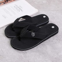 Men Summer Sandals Casual Flat Shoes Black 44 - £7.88 GBP