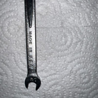 Vintage Easco 61 110 Open End Wrench 1/4" x 5/16" Made in USA Item image 6
