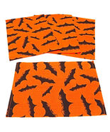 C&amp;F Halloween Bats Place Mats Set of 4 Spooky - €10,97 EUR