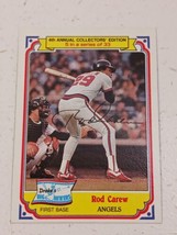 Rod Carew California Angels 1984 Drake&#39;s Big Hitters Collector&#39;s Edition Card #5 - £0.98 GBP