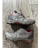 Keen Targhee Youth Trail Shoes Size 1 Gray Pink Leather Waterproof Quick... - $19.24 CAD