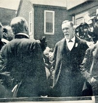 McKinley Receives Gold Plate At Union Iron Works California 1901 Victori... - $24.99