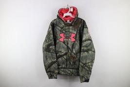 Under Armour Womens Size Large Big Logo Mossy Oak Camouflage Hoodie Sweatshirt - $54.40