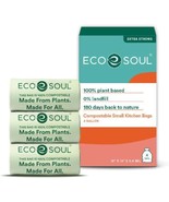 EcoSoul Home Compostable Small Kitchen Bags 4 Gallon Certified Compostable - $11.99