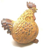 CBK Large Rooster Figurine for indoor or outdoor decor - $25.24