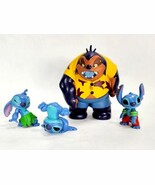 Lot of 4 Disney Lilo &amp; Stitch Collectible Stitch &amp; Jumba Figurines - $285.40 MXN