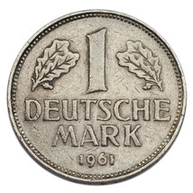 1961-G Germany Federal Republic Mark (About XF Condition) KM# 110 - £33.57 GBP