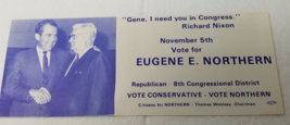 Eugene E. Northern 1968 Mailer 8th Congressional District Missouri Nixon... - £11.71 GBP