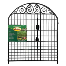 Rockdale 43.8 In. Black Steel Fence Panel (3-Pack) - $80.02