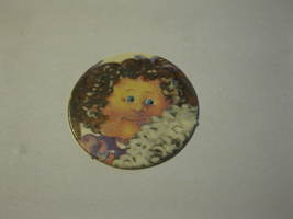 vintage 1984 Cabbage Patch Kids Board Game Piece: Brown Headed round chip - £0.78 GBP