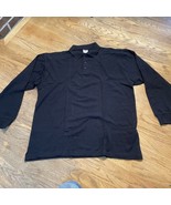 Black Long Sleeve Polo Sz 2XL All Nations Are One ANAO NWOT - $13.49