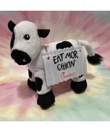Chick-fil-A Cow 9&quot; Plush Stuffed Animal Toy &quot;Eat Mor Chikin&quot; Promotional - £10.37 GBP