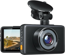 Dash Cam 1080P, Front Dash Camera for Cars 170° Wide Angle, Super Night Vision, - £36.33 GBP