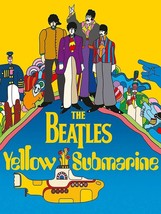 Beatles Retro Yellow Submarine Metal Sign Image - £31.59 GBP