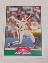 Joey Albert Belle Cleveland Indians 1989 Score Rookie Card #106T - £0.78 GBP