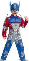 Disguise Transformers Optimus Prime Muscle Costume Toddler&#39;s 3T - 4T New! - £15.64 GBP