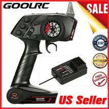 Goolrc Tg3 2.4Ghz 3Ch Digital Radio Transmitter With Receiver For Rc Car Boat Us - £51.15 GBP