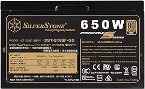 SilverStone Technology 650W Computer Power Supply PSU Fully Modular with... - $208.99
