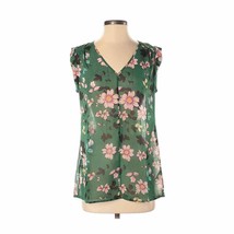 Cabi Cap Sleeve Sheer Blouse Size XS Floral - £15.48 GBP