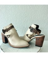 New Lane HIGH NOON Womens Cowboy Booties 7.5 Putty Western Cowgirl Short... - $277.59 CAD