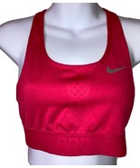 Nike Pro Dri-fit Sports Bra Vented Front Sz S Bright Pink Racerback Form... - $279.11 MXN