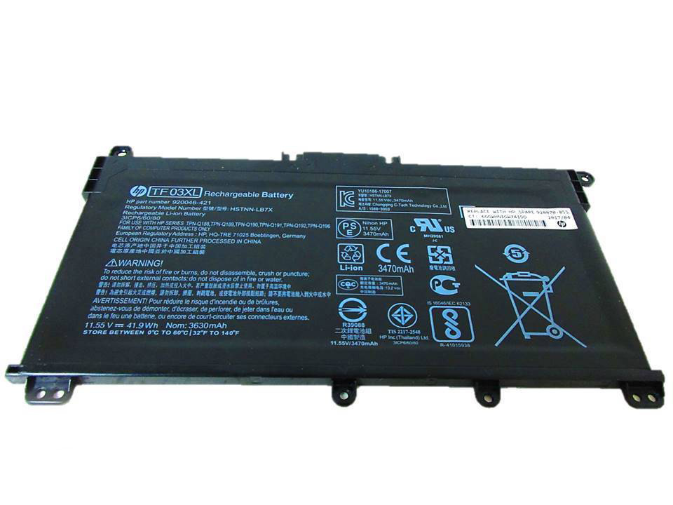 Primary image for HP Pavilion 15-CC134TX 3CW27PA Battery TF03XL 920070-855