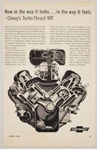 1958 Print Ad Chevrolet Turbo-Thrust V8 Engines Chevy 250-HP or 280-HP - $15.27