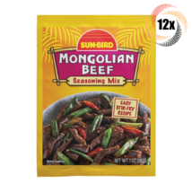12x Packets Sun Bird Mongolian Beef Seasoning Mix | Authentic Asian Tast... - £24.10 GBP