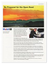 Mobil 1 Motor Oil Be Prepared Open Road PSA 2012 Full-Page Print Magazine Ad - £7.62 GBP