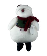 Vintage 2006 Woof and Poof Snowman Christmas Xmas Decor Musical USA 22&quot; - £44.18 GBP