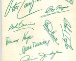 Joe Gilbert Menu Kansas City Airport 1957 Celebrity Signatures on Covers - $74.39