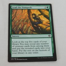 Lead the Stampede MTG 2017 Green Sorcery 173/249 Iconic Masters Common Card - £1.19 GBP