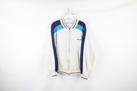 Vtg 80s Adidas Mens Large Distressed Spell Out Color Block Tennis Track ... - $831.34 MXN