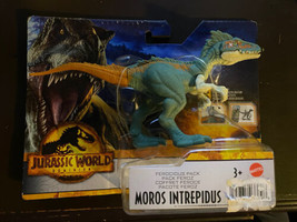 Jurassic World Dominion Moros Intrepidus Ferocious Pack Dino Dinosaur Figure  - £9.53 GBP