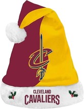 Cleveland Cavaliers Cavs SET OF 2 Santa Hat NBA Christmas Holly Logo NEW... - $29.69