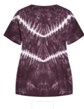 Nwt Zim &amp; Zoe Active Wear Top Size 18 Deep Ruby With Silver Tie Dye Orig Pkging - £7.99 GBP