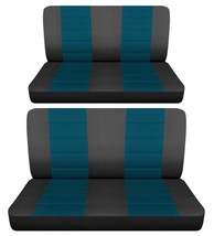 Fits 1961 Oldsmobile Dynamic 88 sedan 4 dr Front and Rear bench car seat covers - £104.34 GBP