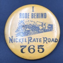 Vintage I Love Chessie C&amp;O Chesapeake and Ohio Railway Round Pin 2.25&quot; - £9.72 GBP