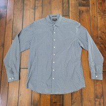 RODD &amp; GUNN Button Down Shirt Sports Fit Blue Floral Casual Men Size XL - $19.75