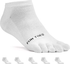 Comfortable 6-Pack Women’s Toe Socks - Breathable &amp; Perfect for Running ... - $60.34