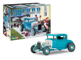 Level 5 Model Kit 1930 Ford Model A Coupe 2-in-1 Kit 1/25 Scale Model by... - $46.86