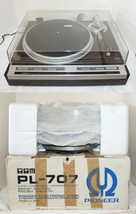 Pioneer PL-707 Turntable +  6MC Cartridge + Dustcover + Orig Box ~ Needs... - $649.99