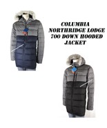 COLUMBIA NEW MEN&#39;S NORTHRIDGE LODGE 700 DOWN HOODED WINTER JACKET OMNI-H... - $161.32 CAD