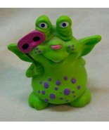 Hallmark 1990 Merry Miniatures GREEN &amp; PURPLE ALIEN 1 1/2&quot; Plastic MINI ... - $33.94 CAD