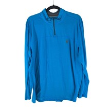 Carhartt Mens Force Extremes Quarter Zip Shirt Relaxed Fit Blue L - £15.12 GBP